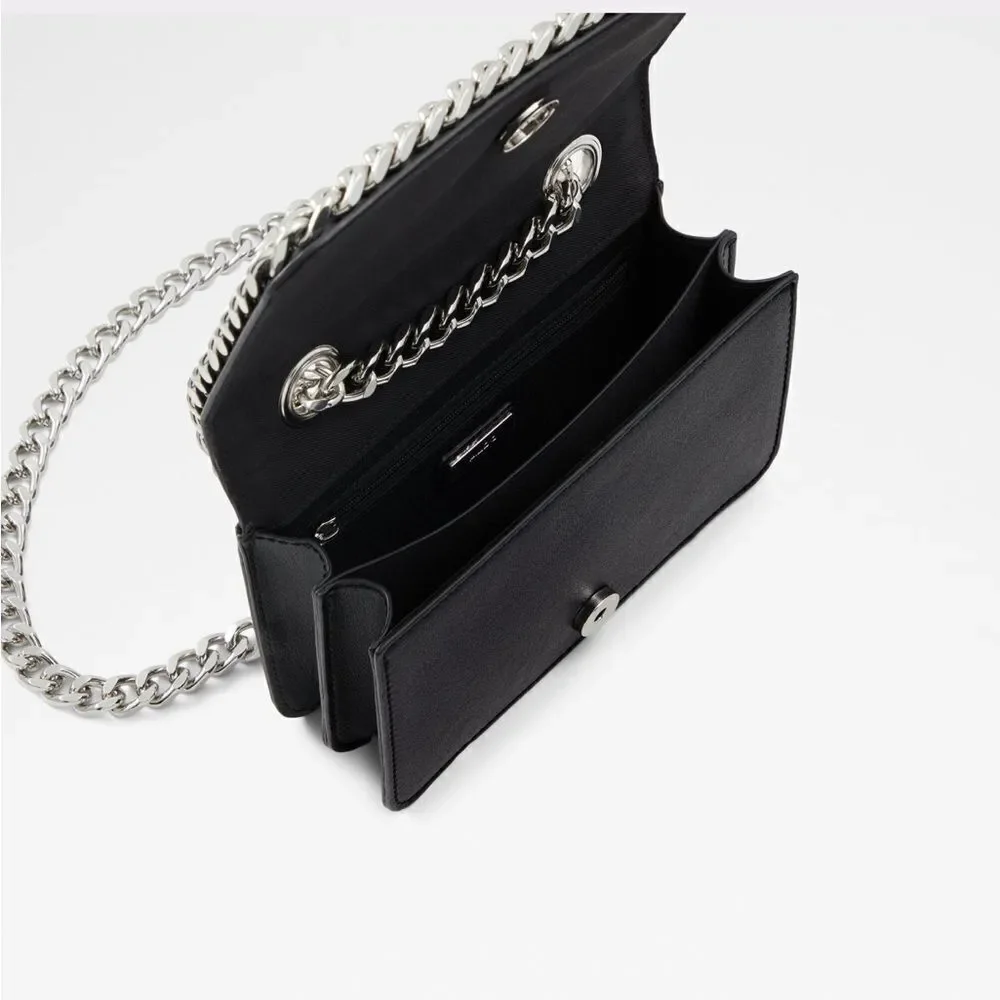 NWT Black Aldo Crossbody Bag w/ Stud Embellishments